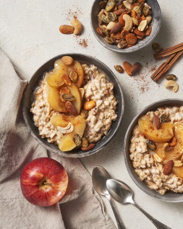 porridge-apfel-zimt-nuss-crunch-frühstück-gesund-breakfastbowl