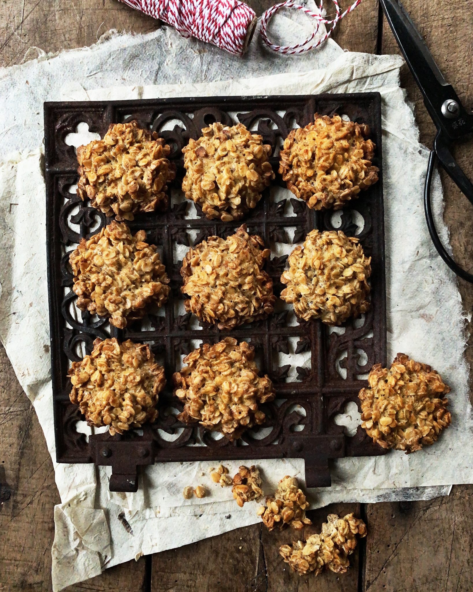 Glutenfreie Haferflocken-Plätzchen mit ganz wenig Zucker | eat sleep green
